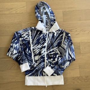 Purple and white Stella McCartney for Adidas wind breaker